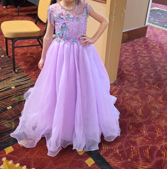Lavender Kids Formal Dress